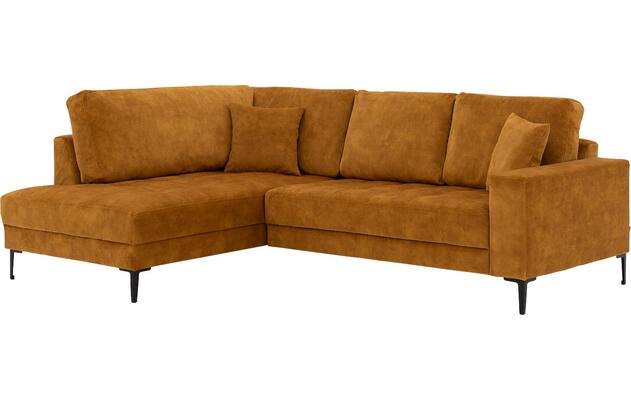 Goossens hoekbank coco grijs stof - 8230176-02