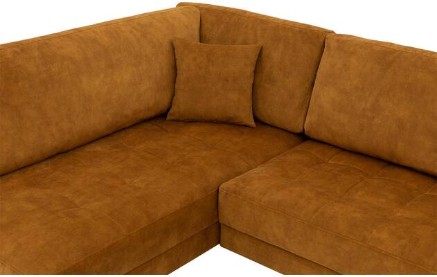 Goossens hoekbank coco grijs stof - 8230176-06
