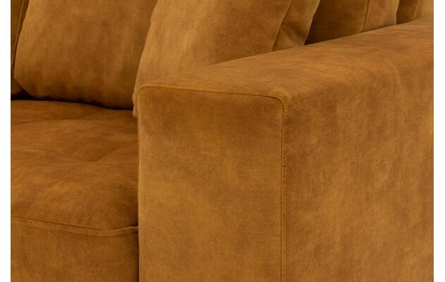 Goossens hoekbank coco grijs stof - 8230176-07