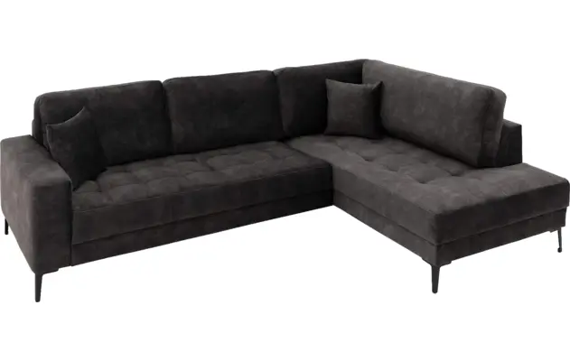 Goossens hoekbank coco zwart stof - 8230181-gespiegeld-04