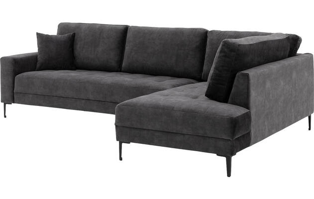 Goossens hoekbank coco grijs stof - 8230182-gespiegeld-02