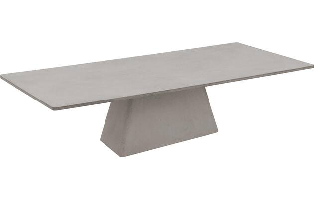 Goossens eettafel stone grijs beton - 8230201-04