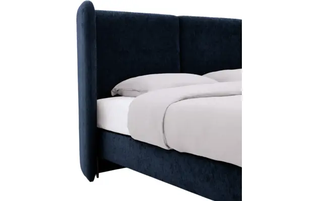 Goossens boxspring ease classic incl matras blauw stof - 8230498-04