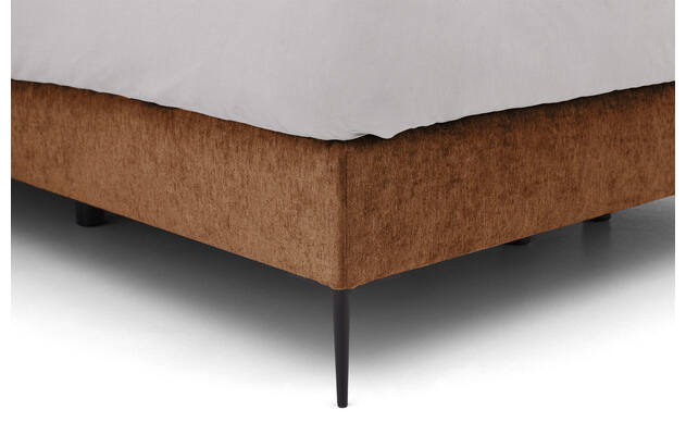 Goossens boxspring ease classic incl matras bruin stof - 8230501-05