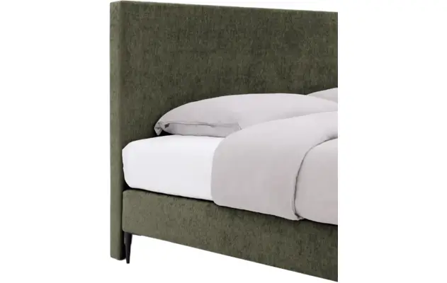 Goossens boxspring ease one incl matras groen stof - 8230504-04