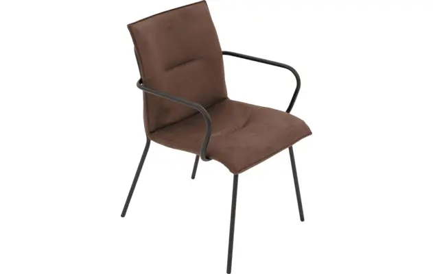 Goossens eetkamerstoel milan bruin micro leer - 8231015-04