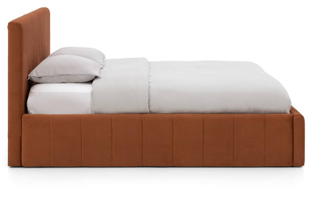 Goossens bedframe carte oranje stof - 8231026-03