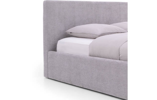 Goossens bedframe mysen storage grijs stof - 8231156-05
