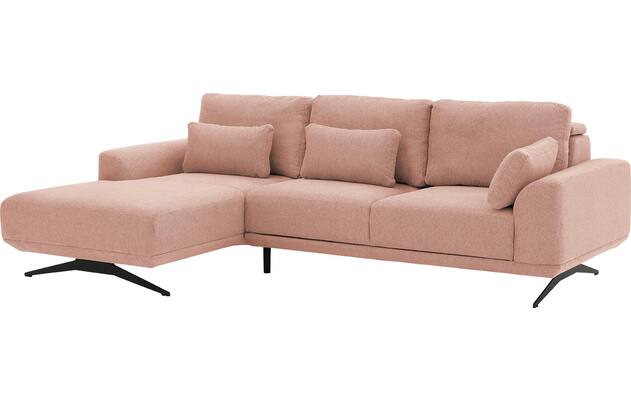 Goossens excellent loungebank princess roze stof - 8231521-02