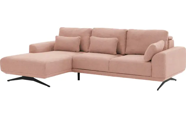 Goossens excellent loungebank princess roze stof - 8231521-02
