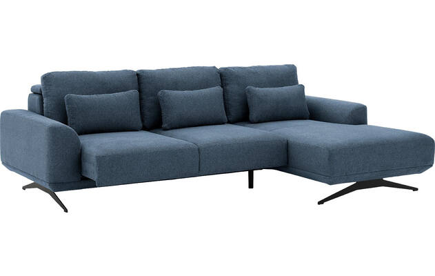 Goossens excellent loungebank princess blauw stof - 8231523-gespiegeld-04