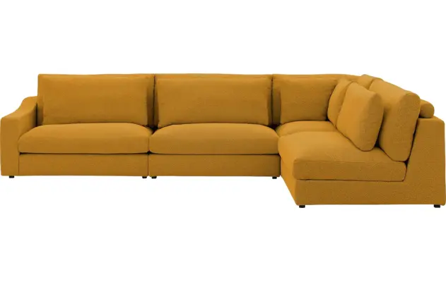 Goossens hoekbank odette geel stof - 8231533-goossens-odette-bank-stof-geel-02