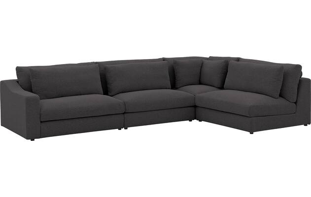 Goossens hoekbank odette grijs stof - 8231538-goossens-odette-bank-stof-grijs-04