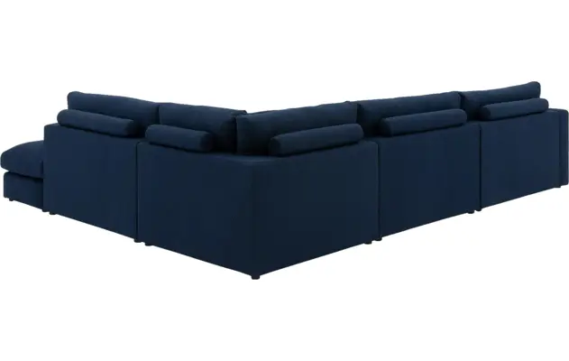 Goossens hoekbank odette blauw stof - 8233306-goossens-odette-bank-stof-blauw-06