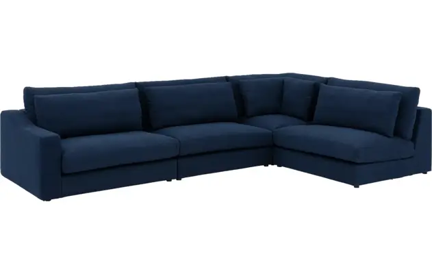 Goossens hoekbank odette blauw stof - 8233307-goossens-odette-bank-stof-blauw-02