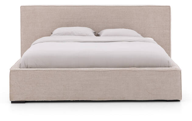 Goossens gestoffeerd bedframe trentino beige stof - 8233654-goossens-trentino-bedframe-stof-02