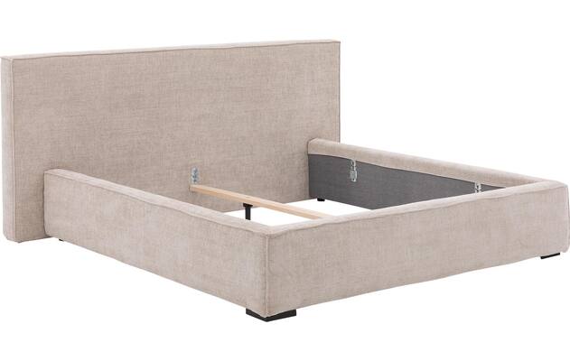 Goossens gestoffeerd bedframe trentino beige stof - 8233654-goossens-trentino-bedframe-stof-07