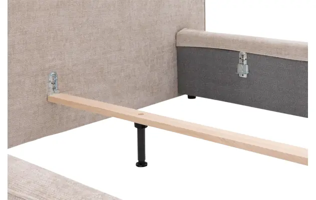 Goossens gestoffeerd bedframe trentino beige stof - 8233654-goossens-trentino-bedframe-stof-08