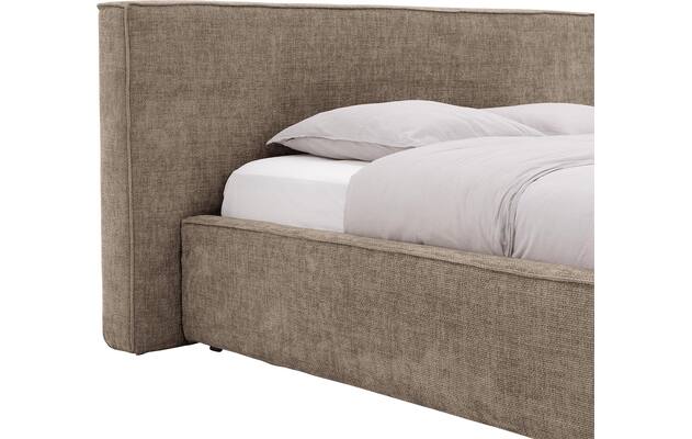 Goossens gestoffeerd bedframe trentino bruin stof - 8234530-goossens-trentino-bedframe-stof-03
