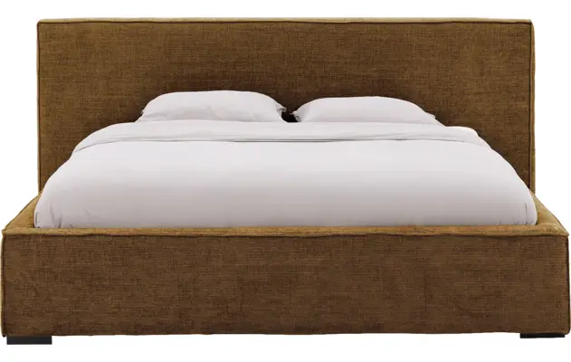 Goossens gestoffeerd bedframe trentino bruin stof - 8234531-goossens-trentino-bedframe-stof-02