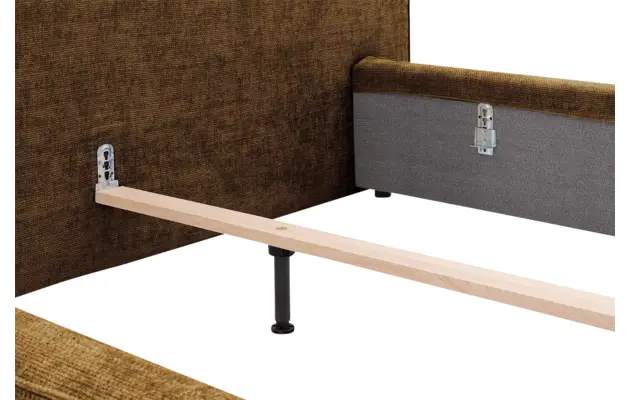 Goossens gestoffeerd bedframe trentino bruin stof - 8234531-goossens-trentino-bedframe-stof-08