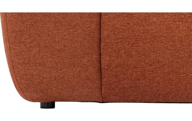 Goossens excellent loungebank kubus bruin stof - 8234719-gespiegeld-19
