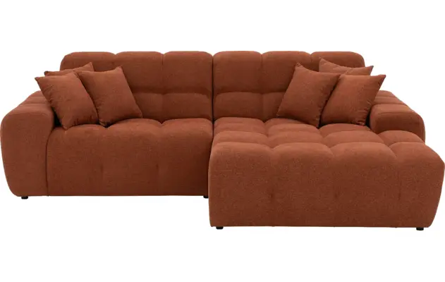 Goossens excellent loungebank kubus bruin stof - 8234812-goossens-excellent-kubus-bank-stof-oranje-01