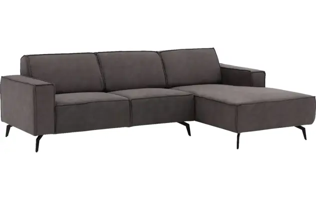 Goossens loungebank hercules grijs microvezel - 8235072-goossens-hercules-bank-microvezel-grijs-02