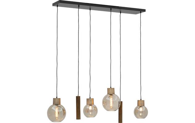 Goossens hanglamp aurora zwart metaal - 8235336-03