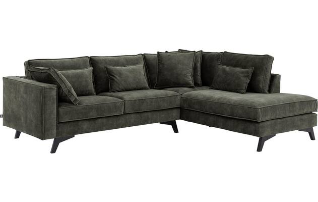 Goossens hoekbank chambre groen stof - 8235563-goossens-chambre-bank-stof-groen-02