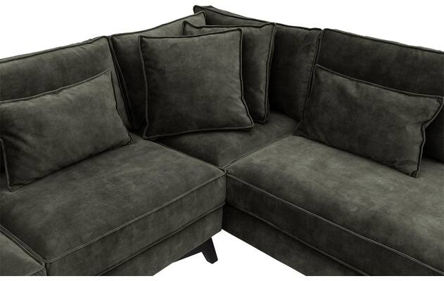 Goossens hoekbank chambre groen stof - 8235563-goossens-chambre-bank-stof-groen-06