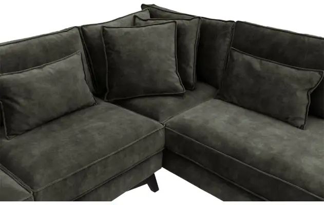 Goossens hoekbank chambre groen stof - 8235563-goossens-chambre-bank-stof-groen-06