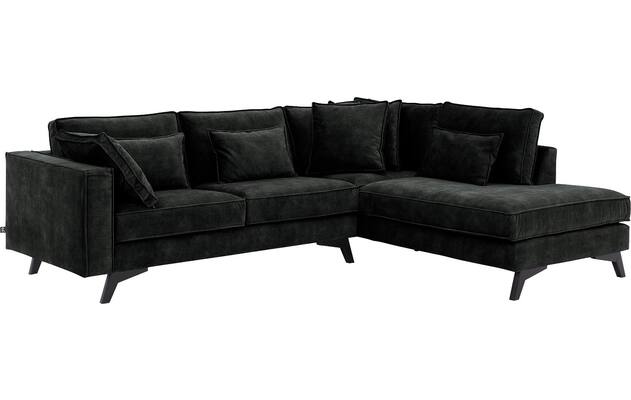 Goossens hoekbank chambre zwart stof - 8235564-goossens-chambre-bank-stof-zwart-02