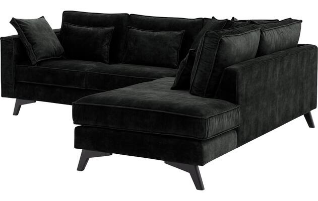 Goossens hoekbank chambre zwart stof - 8235564-goossens-chambre-bank-stof-zwart-04