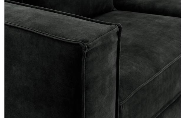Goossens hoekbank chambre zwart stof - 8235564-goossens-chambre-bank-stof-zwart-07