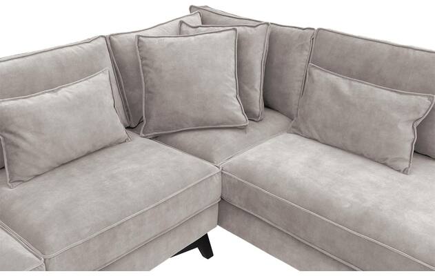 Goossens hoekbank chambre grijs stof - 8235566-goossens-chambre-bank-stof-grijs-06