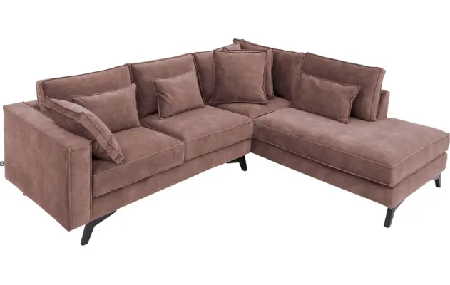 Goossens hoekbank chambre roze stof - 8235568-goossens-chambre-bank-stof-roze-05