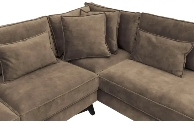 Goossens hoekbank chambre bruin stof - 8235569-goossens-chambre-bank-stof-bruin-06