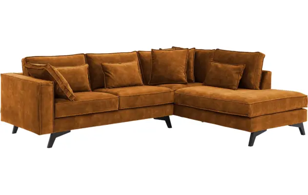 Goossens hoekbank chambre bruin stof - 8235570-goossens-chambre-bank-stof-bruin-02