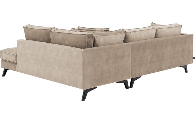 Goossens hoekbank chambre beige stof - 8235571-goossens-chambre-bank-stof-bruin-03