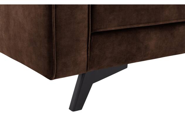 Goossens hoekbank chambre bruin stof - 8235576-goossens-chambre-bank-stof-bruin-08