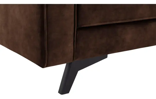 Goossens hoekbank chambre bruin stof - 8235576-goossens-chambre-bank-stof-bruin-08