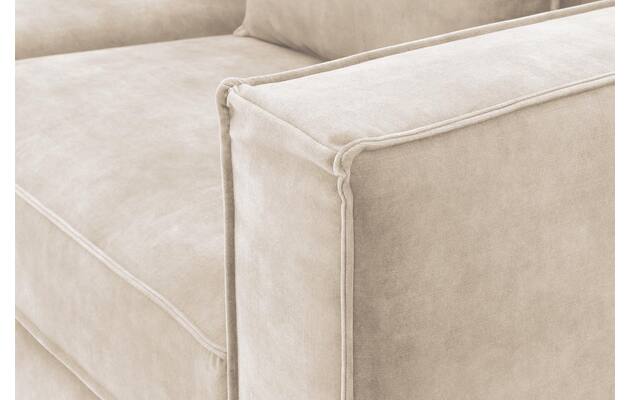 Goossens hoekbank chambre beige stof - 8235581-goossens-chambre-bank-stof-bruin-07