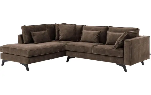 Goossens hoekbank chambre bruin stof - 8235583-goossens-chambre-bank-stof-bruin-02