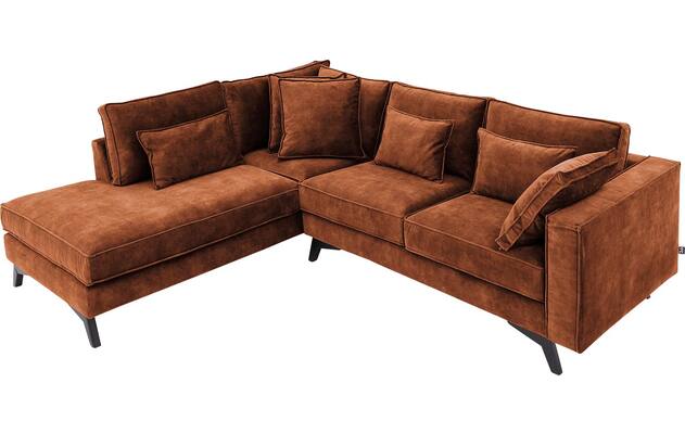 Goossens hoekbank chambre bruin stof - 8235585-goossens-chambre-bank-stof-bruin-05