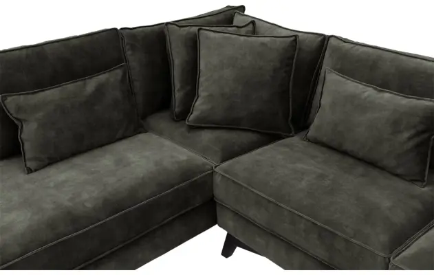 Goossens hoekbank chambre groen stof - 8235588-goossens-chambre-bank-stof-groen-06