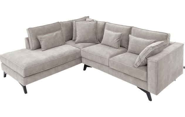 Goossens hoekbank chambre grijs stof - 8235591-goossens-chambre-bank-stof-grijs-05