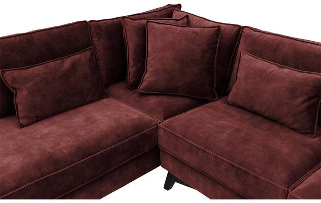 Goossens hoekbank chambre rood stof - 8235597-goossens-chambre-bank-stof-rood-06