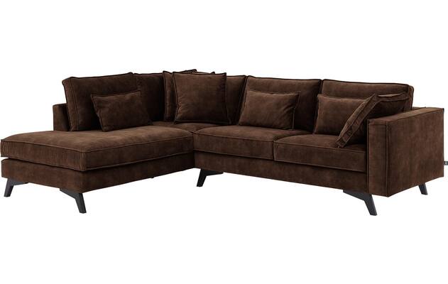 Goossens hoekbank chambre bruin stof - 8235601-goossens-chambre-bank-stof-bruin-02