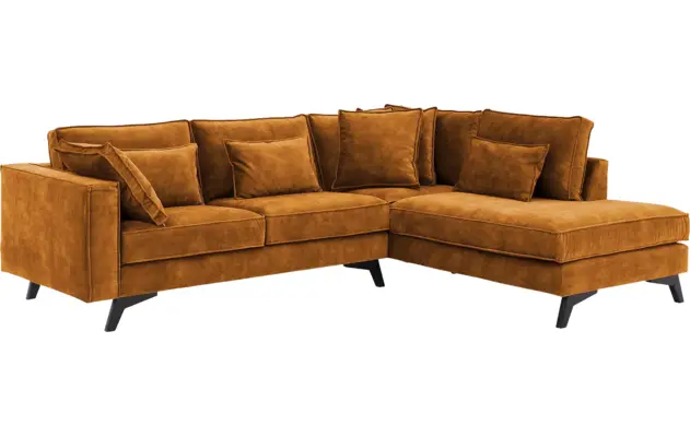 Goossens hoekbank chambre geel stof - 8235611-goossens-chambre-bank-stof-geel-02